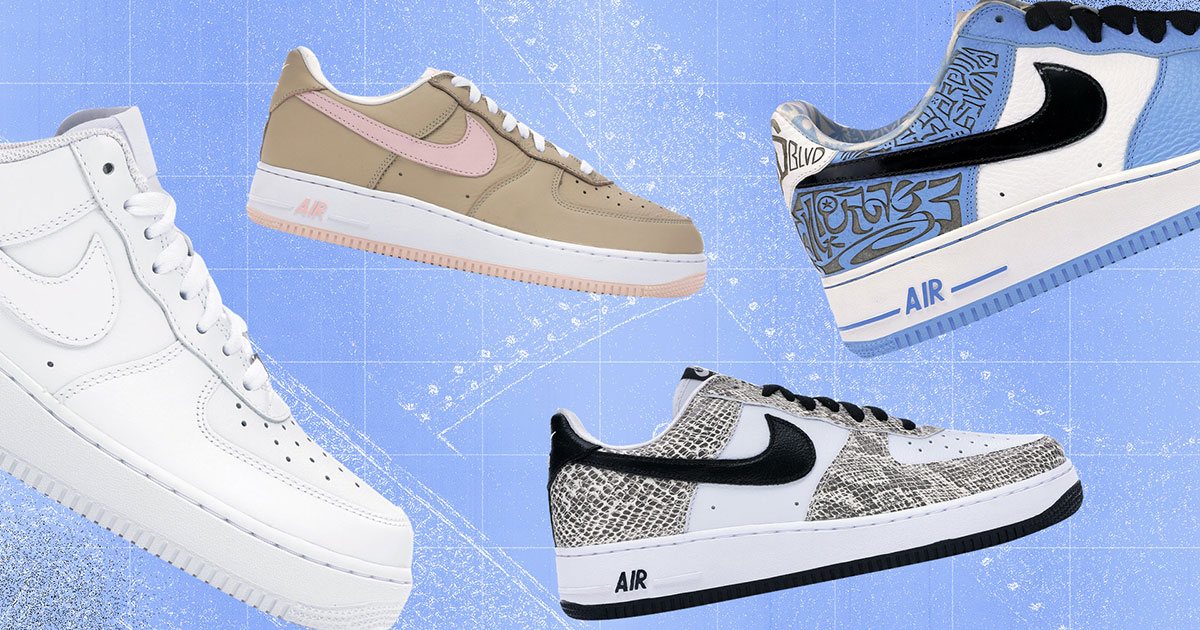 Air Force 1 Sneakers: 10 Best Nike AF1 Shoes of All Time